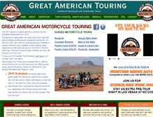 Tablet Screenshot of greatamericantouring.com